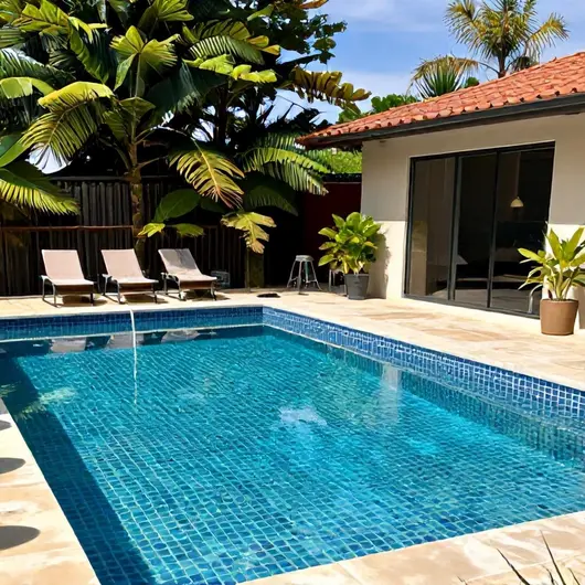 Descubra o Studio 102 com piscina