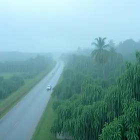 chuvas e ventos fortes em Rondônia
